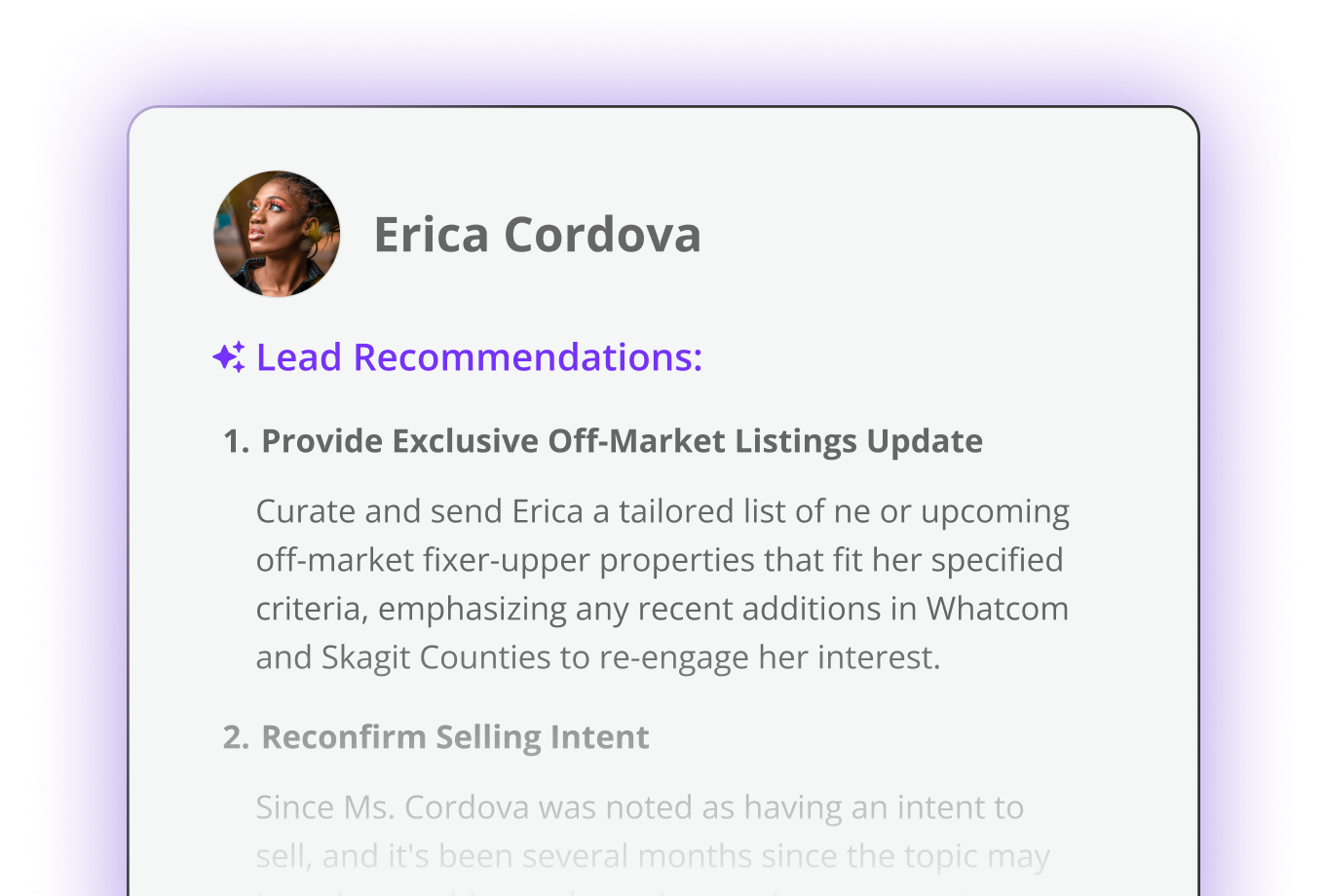 Lead Recommendations