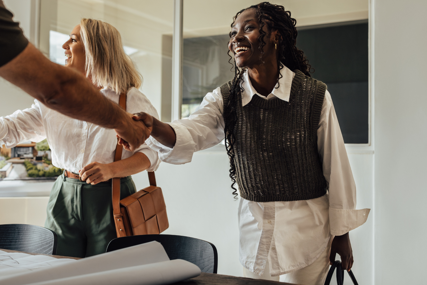 Realtor interacting with client after using Brivity AI writing tool to convert the lead