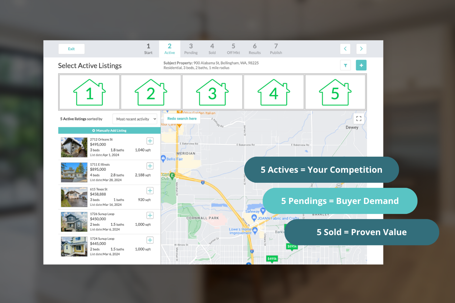 Use Brivity’s CMA tool to analyze market data, compare listings, and create accurate pricing strategies that help homes sell faster.